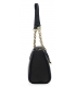 Čierne elegantná menšia kabelka Lejla
