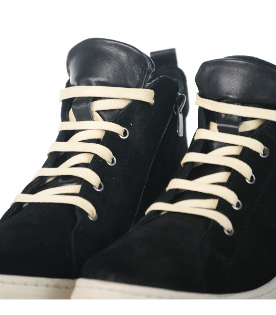 Čierne zateplené tenisky 232380 black