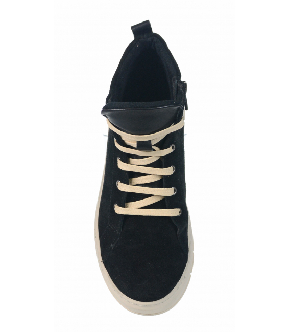 Čierne zateplené tenisky 232380 black