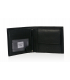 Pánska kožená čierna jednoduchá peňaženka GROSSO TM-34R-033