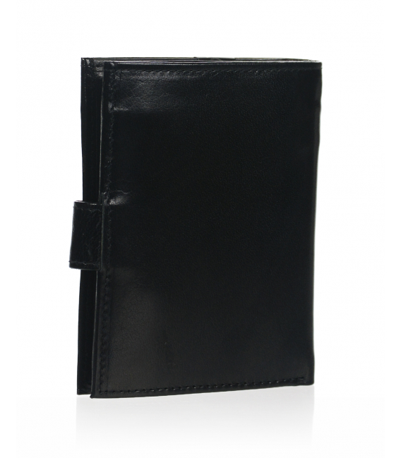 Pánska kožená čierna peňaženka GROSSO TM-91R-046A