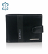 Pánska kožená čierna peňaženka GROSSO TM-91R-032